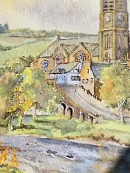 Buy Vintage Peak District Watercolour Jack Roney, Signed & Framed  • 25£