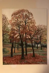 Buy Original Oil Painting - Autumn Scene - By Oscar Jay Hutchison  • 60£
