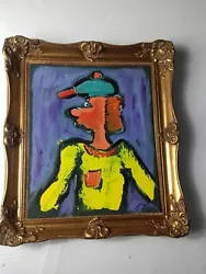 Buy Original Oil On Canvas Painting Of  Aunt Jenny Fitnes Queen  Bycolin Statter  • 19.99£