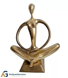 Buy Brass Sculpture Yoga, Mid 20th Century (# 17056) • 1,413.10£
