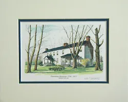 Buy Timonium Mansions. - Local Landmark Maryland Signed 8  X 10  Watercolor Print  • 24.81£