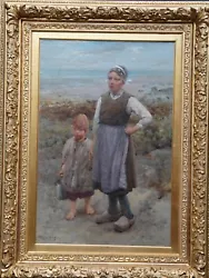 Buy ROBERT McGREGOR SCOTTISH  ART EXH. RSA 1918 PORTRAIT OIL PAINTING BROTHER SISTER • 12,000£