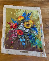 Buy GERHARD NESWADBA Aubusson Needlepoint Tapestry Fleurs D'été Royal Paris 17561 • 157.50£