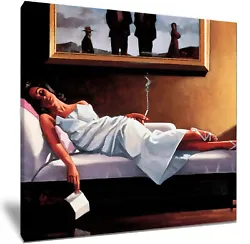 Buy The Letter By Jack Vettriano HD Framed Canvas Wall Art Print • 44.99£