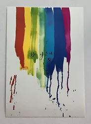 Buy LGBT Gay Pride “Be You” Original Watercolour Painting Art Print Home Decor • 6.99£