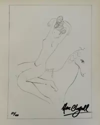 Buy Marc Chagall, Original Hand-signed Lithograph With COA & Appraisal Of $3,500*'' • 708.27£