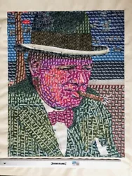 Buy Winston Churchill Print Picture Image WW2 Stamps From Original- Limited Edition • 150£