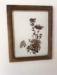 Buy Vintage Oil On Ceramic Flower Paintings • 0.99£