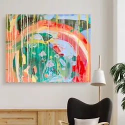 Buy Abstract Painting Modern Art Mural Large Original Colorful • 326.28£