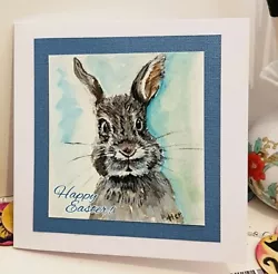 Buy EASTER Greeting Cards Original Print Watercolor Painting Ester  Rabbit • 2.50£