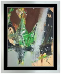 Buy Budd Hopkins Original Oil Painting On Paper Signed Abstract Framed Modern Art • 3,077.44£