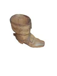 Buy Vintage Carved Shoe Boot Folk Art Cowboy • 5£