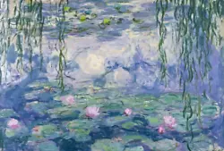 Buy Monet Water Lilies  Canvas 20 X30 Print Wall Art Framed Large Picture Painting • 29£