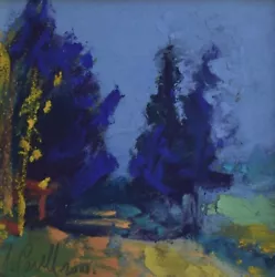 Buy Joachim Casell Original Pastel Painting Landscape American Impressionist Art • 79£