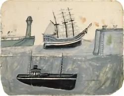 Buy Ships In The Harbour : Alfred Wallis : 1928 : Art Print Primitivism • 63.46£
