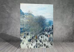 Buy Claude Monet Boulevard Des Capucines CANVAS PAINTING ART PRINT WALL 1651 • 25.98£