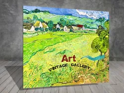 Buy Van Gogh View Of Vessenots Near Auvers LANDSCAPE CANVAS PAINTING ART PRINT 667  • 3.96£
