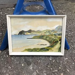 Buy Small Original Oil Painting Coastal Scene Seaside Coastal Village Signed Parry • 19.99£