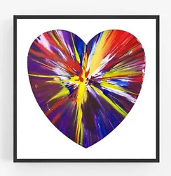 Buy Damien Hirst - Heart Spin Painting, Giclee Print, Poster Large Format Art • 179.55£