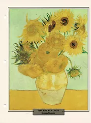Buy Sunflowers - Vincent Van Gogh - Info Card • 0.86£
