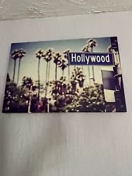 Buy Hollywood Sign Vintage 2 Canvas Print Large Picture Wall Art • 5£
