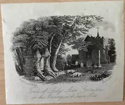 Buy Antique Print Tewin Churchyard Tomb Of Lady Ann Grimston 1860 Pub. Rock & Co • 4£