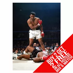Buy Muhammad Ali Cc2 Boxing Gym Poster Art Print A4 A3 Size Buy 2 Get Any 2 Free • 8.97£