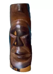 Buy Vintage Dominican Republic 7.5 Inch Wood Carving Face • 16.33£