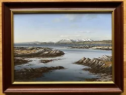Buy Ian S Johnstone – (Scottish 1957-20009) 'The Cullins From Arisaig'  Oil Painting • 245£