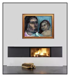 Buy Miguel Martinez Large Original Pastel Painting Female Portrait Signed Framed Art • 5,036.03£
