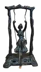 Buy Auguste Moreau Bronze Lady On A Swing Art Nouveau Sculpture 5.5” French Repro • 40.78£