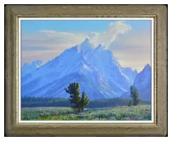 Buy Curt Walters Original Oil Painting On Canvas Signed Mountain Landscape Artwork • 4,169.78£