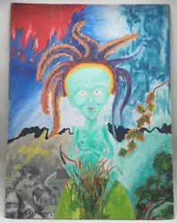 Buy Psychedelic Painting Art Acrylic On Board Circa 1969 Gaye Ann Zook • 355.20£