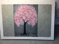 Buy Acrylic Painting Chinese Cherry Blossom Tree • 35£
