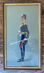 Buy Officer Watercolour Royal Artillery Gouache Caricature • 55£