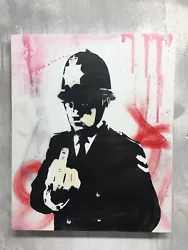 Buy Banksy, Spray Paint And Stencil On Canvas, RUDE COPPER • 1£
