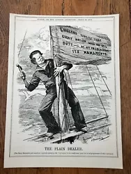 Buy 1912 Cartoon Print   Winston Churchill   England Expects ! • 13.99£