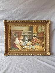 Buy Antique Original Oil Painting  On Canvas From Victorian Era • 190£