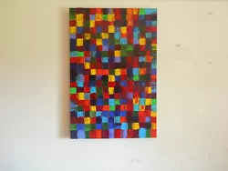 Buy Original Signed Phil Smith Painting Abstract Art Approx 50cm By 76cm By 3.5cm • 99.99£