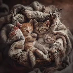 Buy Digital Image Picture Photo Wallpaper Background Desktop Art Cats Sleep Kitty • 1.19£