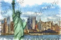 Buy Pencil, Digital Picture Photo, Wallpaper Background Statue Of Freedom, PNG File • 1.32£