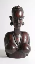 Buy African Or Oceanic Objects, Female Bust, Laquered African Hardwood • 1,992.50£