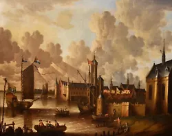 Buy Painting Antique Navy Paesaggio Der Velde 17 Century Oil On Canvas Old Maestro • 11,951.80£