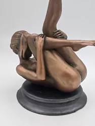 Buy Erotic Statue Figure Couple Bronze Acrylic Colour Painting Resin 18+ MSRP 199   • 64.35£