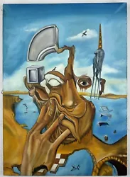 Buy Salvador Dali (Handmade) Oil On Canvas Painting Signed & Stamped • 630£