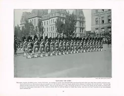 Buy Royal Scots Parade Montreal Canada Antique Picture Victorian Print 1899 TQET#286 • 6.99£