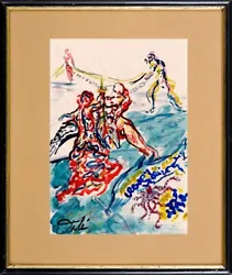 Buy SALVADOR DALI - Sketch Watercolor !!! Handmade !!! • 78.75£
