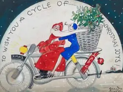 Buy Ricardo Brook, Original Watercolour Illustration Artwork - Christmas 1936 • 65£