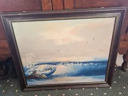 Buy Original Signed Oil Painting On Canvas Seascape • 10£