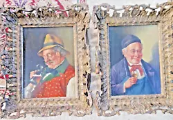 Buy Franz Kerber German Pair  Antique Small Oil Paintings Signed Kerber Of Gentlemen • 115£